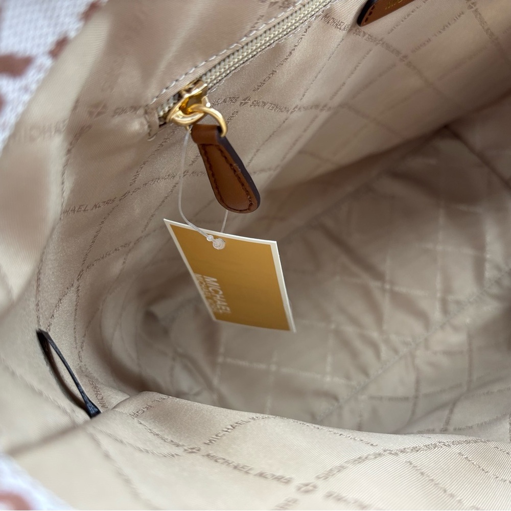 Michael Kors Vincent Large Logo Jacquard Tote Bag with Card Case NWT - Picture 14 of 15